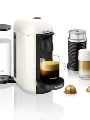 Nespresso Vertuoplus Coffee Maker & Espresso Machine By Breville With Aeroccino