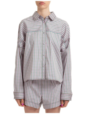 Philosophy Di Lorenzo Serafini Check Poplin Shirt