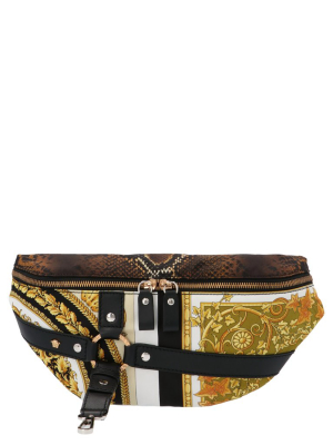 Versace Bondage Mixed Print Belt Bag