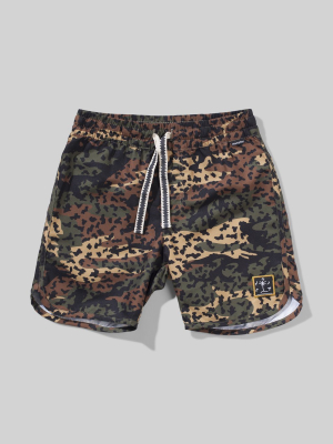 Munsterkids Coverup Boardshort - Animal Camo