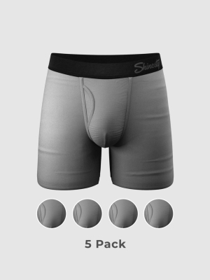 The Stormy Sky | Grey Ball Hammock® Pouch Underwear With Fly 5 Pack