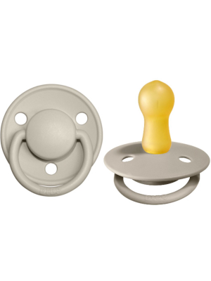 Bibs De Lux Pacifier 2 Pack: Sand