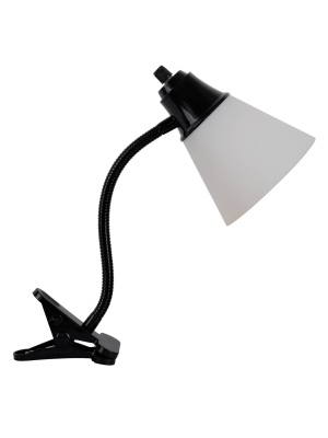 George Gooseneck Clip Lamp White - Decor Therapy