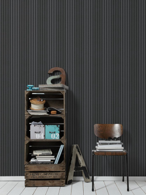 Stripes Wallpaper In Black Design By Bd Wall