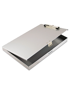 Saunders Tuffwriter Recycled Aluminum Storage Clipboard 1/2" Clip 8 1/2 X 12 Gray 45300