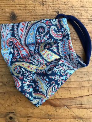 Adult & Tween Cotton Mask In Felix And Isabelle Paisley Liberty London Print