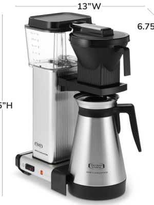 Moccamaster By Technivorm Coffee Maker With Thermal Carafe