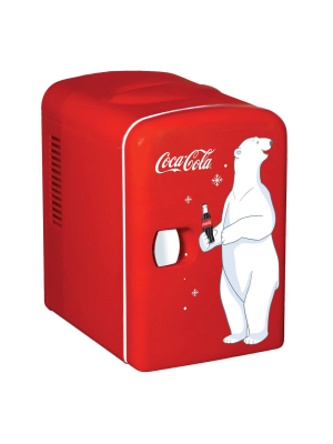 Coca-cola 0.14 Cu Ft Personal Refrigerator - Red