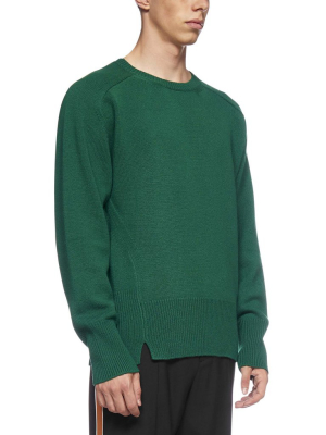 Valentino Logo Intarsia Crewneck Jumper