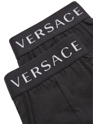 Versace Logo Band Two-pack Briefs