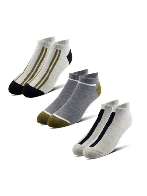 Cushion Low-cut Socks 3 Pack