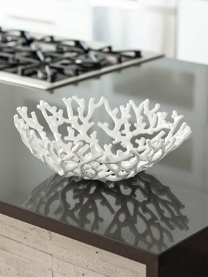 Coral Bowl Round (white)