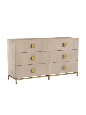 Gaspard 6 Drawer Chest