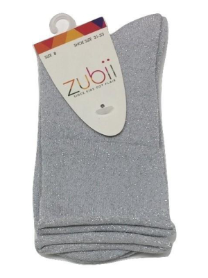 Zubii Ankle Sock - Sparkle Silver