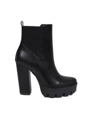 Lativa Bootie Faux Leather