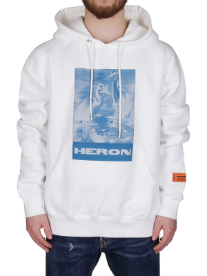 Heron Preston Litho Drawstring Hoodie