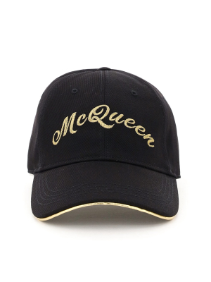 Alexander Mcqueen Logo Baseball Cap