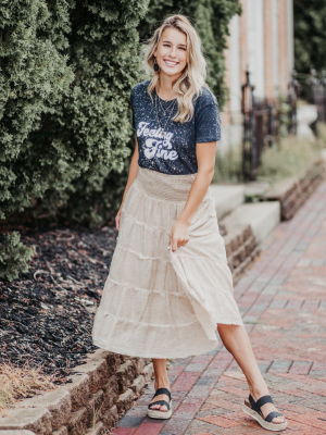 Erin Smock Midi Skirt