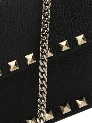 Valentino Garavani Flap Closure Chain Strap Shoulder Bag