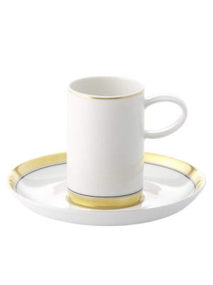 Vista Alegre Domo Gold Espresso Cup & Saucer
