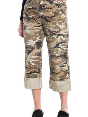 Twill Culotte - Aztec Camo