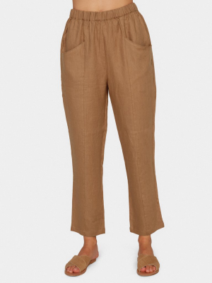 Linen High Waisted Pant