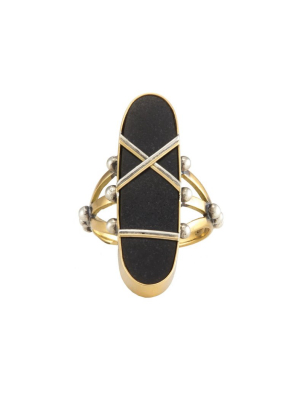 Shibari Ring Mayan Jade - Black