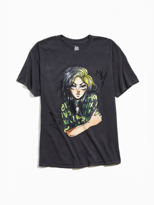 Billie Eilish Uo Exclusive Anime Tee