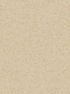 Sprinkle Wallpaper In Gold And Pearlescent Beige By Antonina Vella For York Wallcoverings