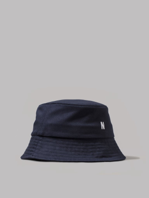 Norse Projects Twill Bucket Hat (dark Navy)