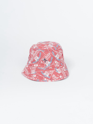 Bad Habits Bucket Hat - Red