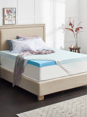 3" Chillzone Memory Foam Mattress Topper - Sealy