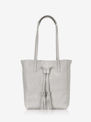 Gigi New York Gray Hannah Tote Bag