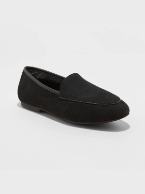 Women's Kasia Faux Fur Loafers - A New Day™