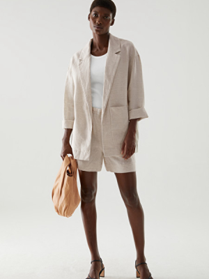 Linen Oversized Blazer