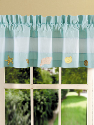 C&f Home Pastel Shells Valance