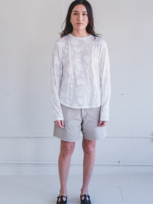 Essential Long Tee In Japanese Lace Jersey