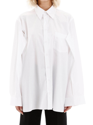 Maison Margiela Oversized Sleeve Detail Shirt