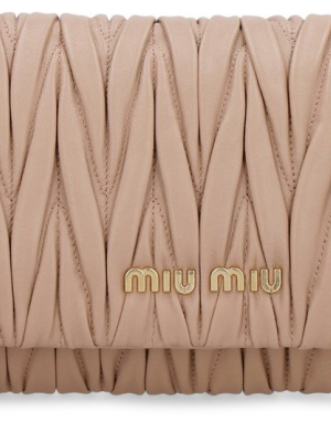 Miu Miu Matelassé Shoulder Bag