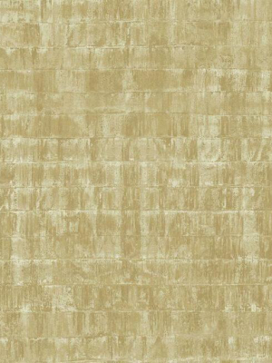 Liquid Metal Wallpaper In Gold From The Ronald Redding 24 Karat Collection By York Wallcoverings