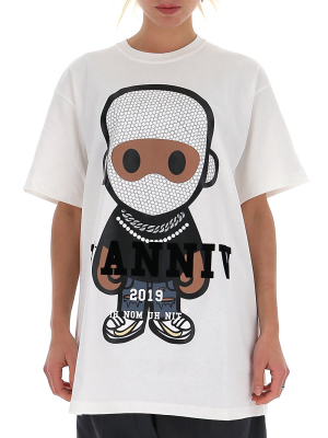 Ih Nom Uh Nit Graphic Logo Print Crewneck T-shirt