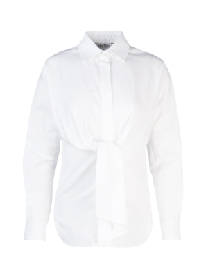 Max Mara Dinda Knotted Front Shirt