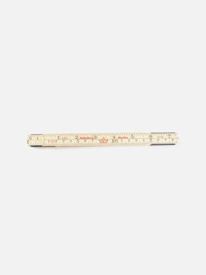Autumn Ruler Front General Store Wooden Folding Ruler - Autumn
