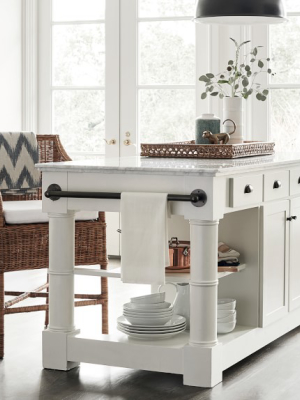 Barrelson Kitchen Island With Marble Top
