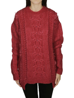 Stella Mccartney Cable Knit Oversized Sweater