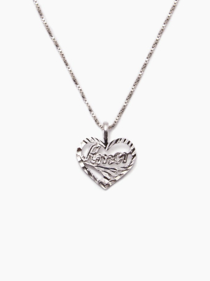 The Amor Necklace - Silver