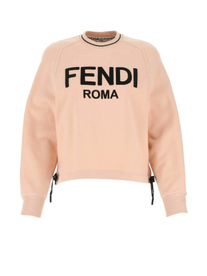 Fendi Logo Embroidered Sweatshirt