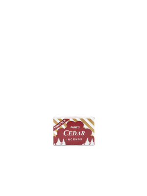 Cedar Cone Incense (box Of 50)