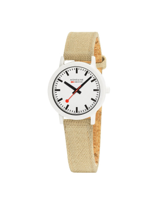 Essence White, 32mm, Sustainable Watch For Women, Ms1.32110.ls