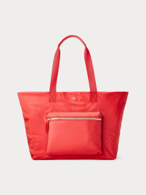 Lauren Ralph Lauren Canton Zipped Tote Bag